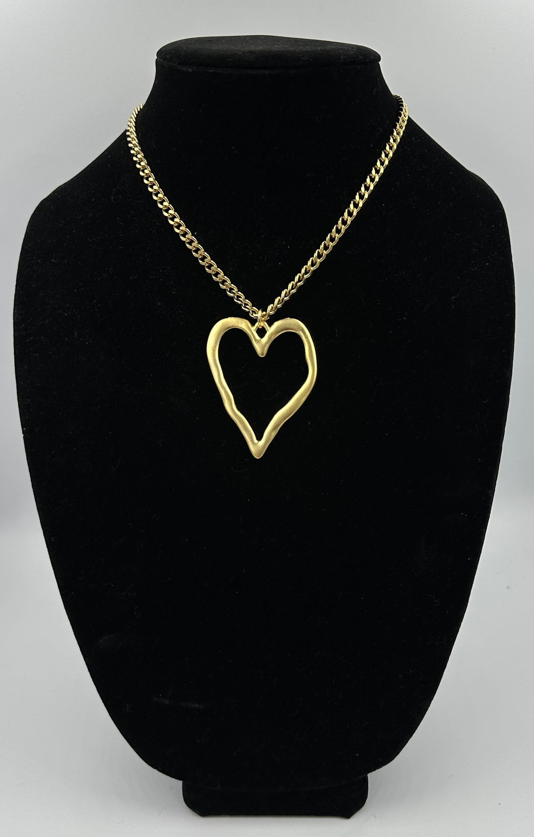 Tracey's Big Heart Necklace