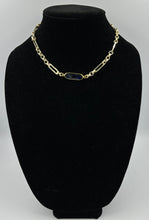 Load image into Gallery viewer, Sapphire Blue Mixed Link Necklace
